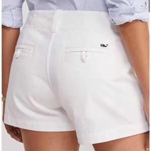 Vineyard Vines 3 1/2 Inch Herringbone Every Day Shorts White Cap Size 2